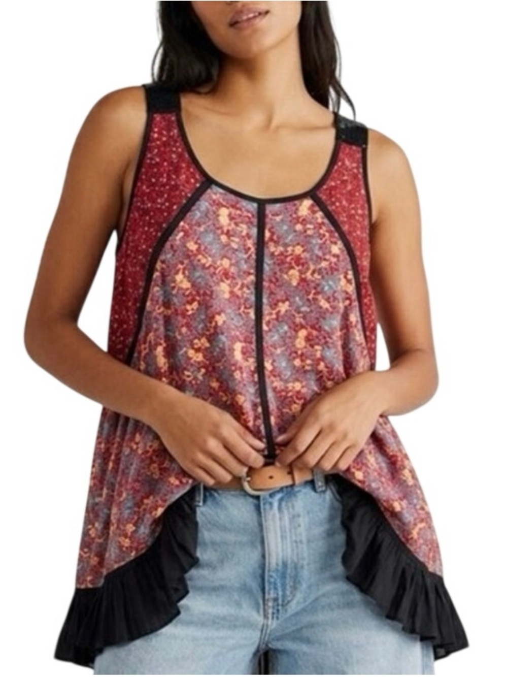 FREE PEOPLE Floral tunic Size XS / S New without Tag